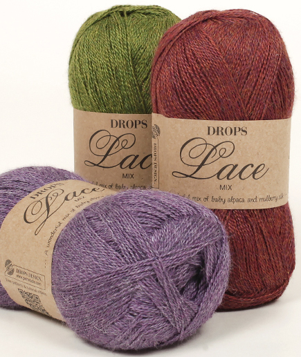 DROPS Lace Wunderbare Mischung aus Alpaca und Seide - Shop