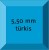 5,50 mm türkis